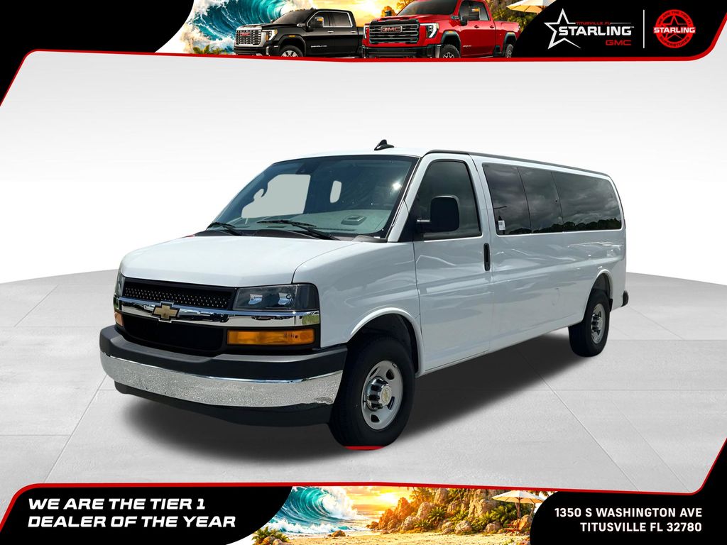 Summit White 2025 Chevrolet Express Van Rear-Wheel Drive 8-Speed Automatic Overdrive