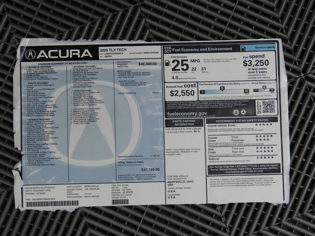 Thumbnail: 2025 Acura TLX - 9