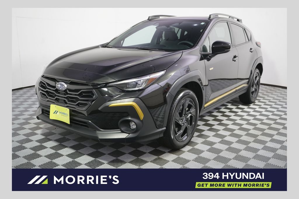 Crystal Black Silica 2024 Subaru Crosstrek Sport AWD SUV / Crossover All-Wheel Drive Continuously Variable Transmission