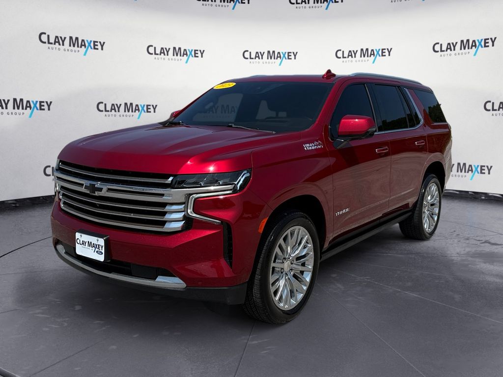 Radiant Red 2023 Chevrolet Tahoe SUV / Crossover Four-Wheel Drive Automatic