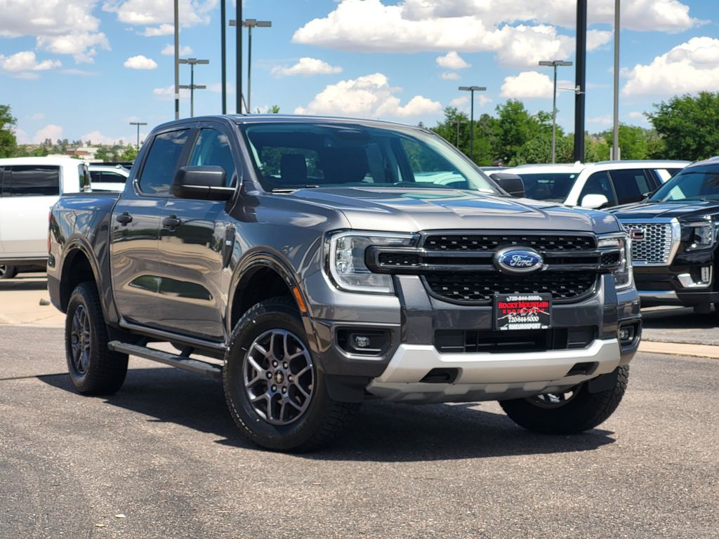 Carbonized Gray Metallic 2024 Ford Ranger Pickup Truck Four-Wheel Drive Automatic