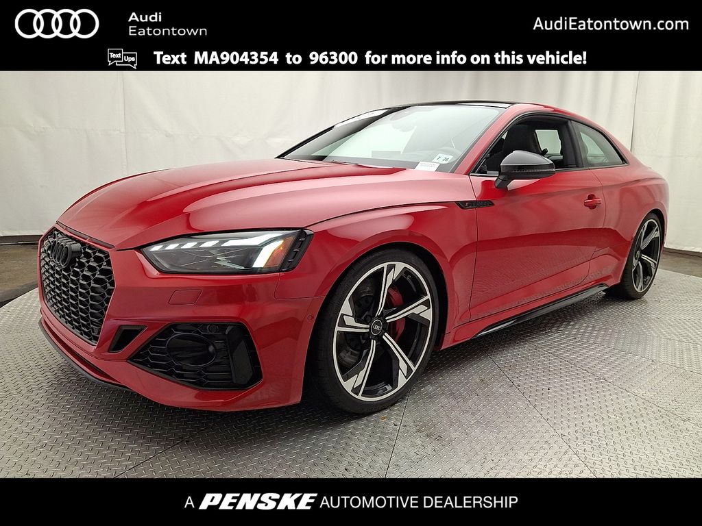 Orange (Tango Red Metallic) 2021 Audi RS 5 Coupe All-Wheel Drive 8-Speed Automatic