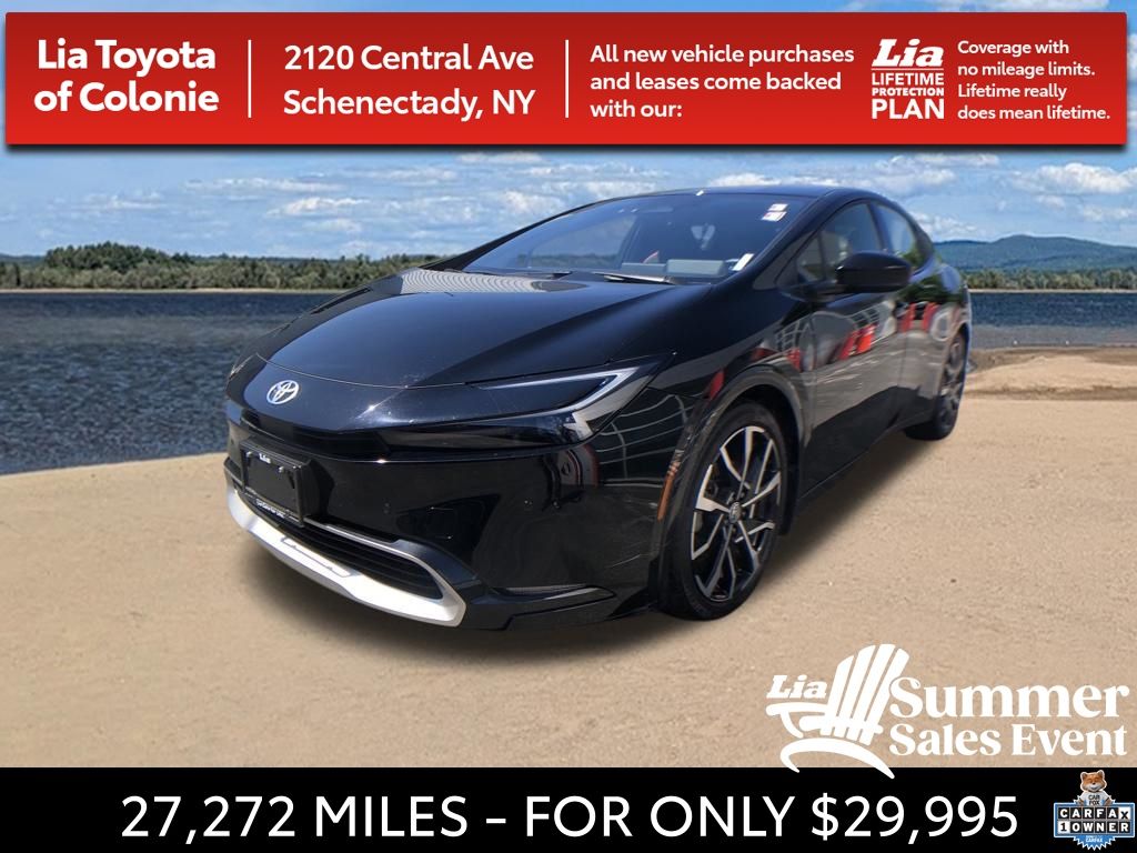 Midnight Black Metallic 2023 Toyota Prius Prime XSE FWD Hatchback Front-Wheel Drive Continuously Variable Transmission