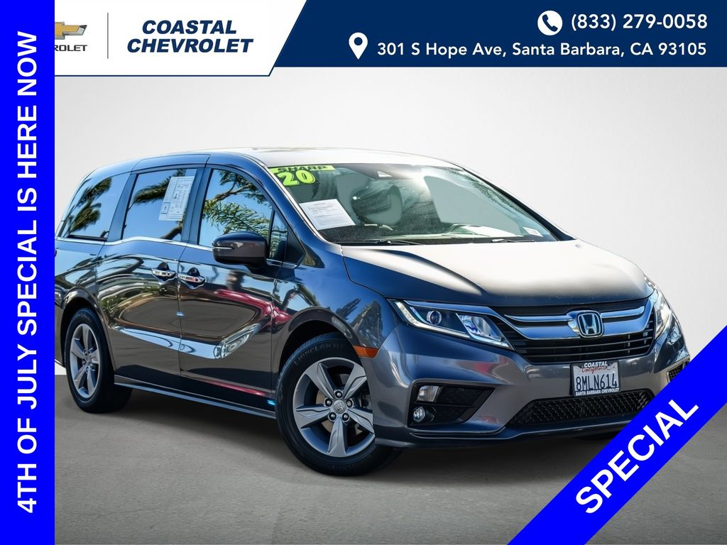 Gray (Modern Steel Metallic) 2020 Honda Odyssey Minivan Front-Wheel Drive Automatic