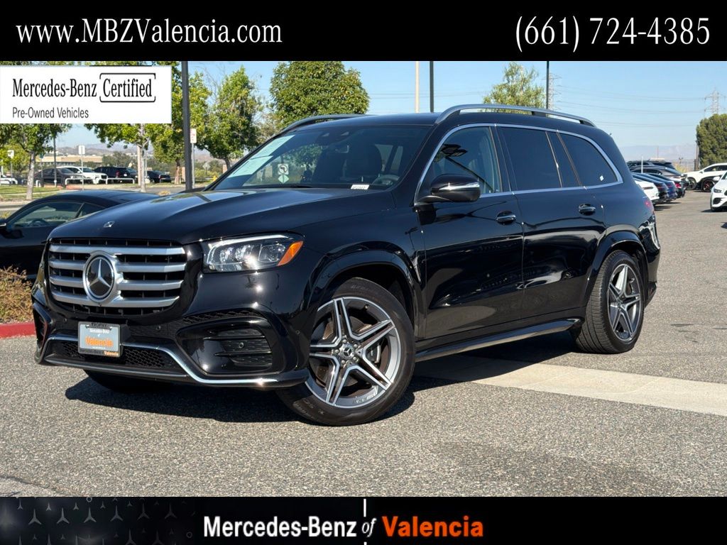 Obsidian Black Metallic 2024 Mercedes-Benz GLS SUV / Crossover All-Wheel Drive 9-Speed Automatic