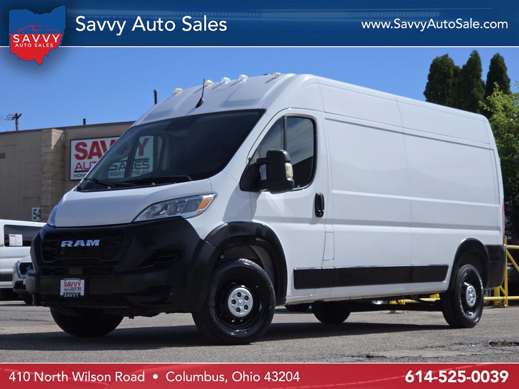 Bright White Clearcoat 2023 RAM ProMaster Van Front-Wheel Drive 9-Speed Automatic