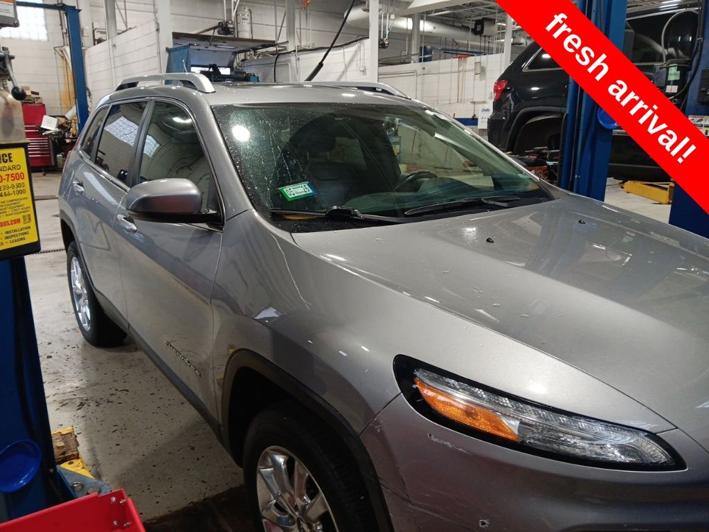 Billet Silver Metallic Clearcoat 2015 Jeep Cherokee Limited 4WD SUV / Crossover Four-Wheel Drive 9-Speed Automatic