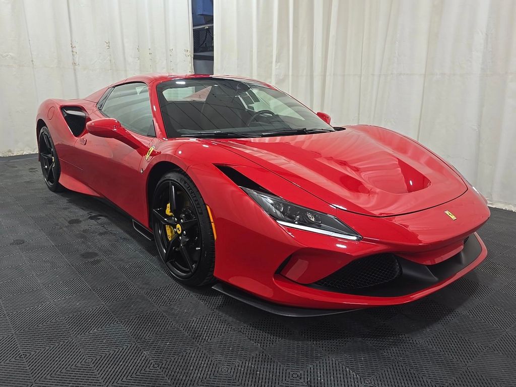 Rosso Corsa 2021 Ferrari F8 Convertible Rear-Wheel Drive 7-Speed Automatic