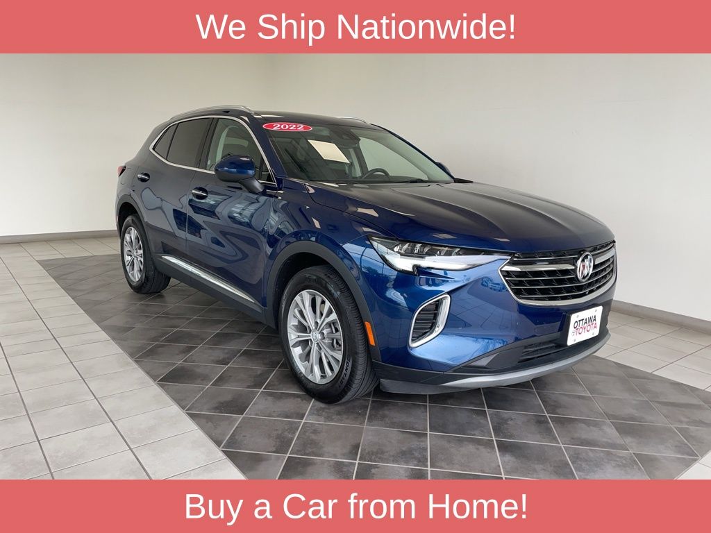 Sapphire Metallic 2022 Buick Envision SUV / Crossover Front-Wheel Drive 9-Speed Automatic