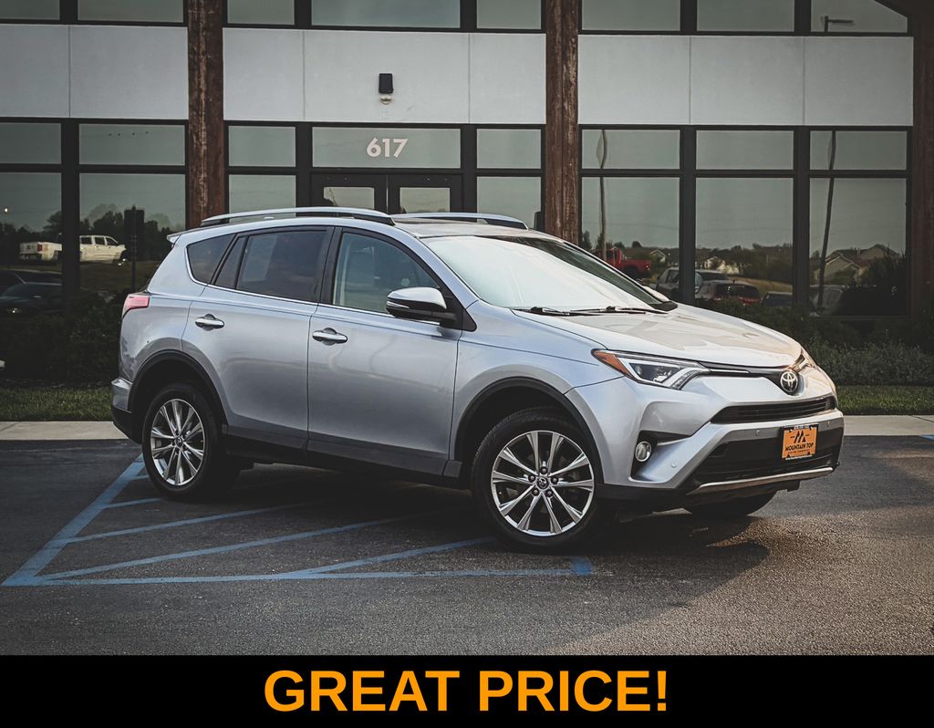 Silver Sky Metallic 2017 Toyota RAV4 SUV / Crossover All-Wheel Drive 6-Speed Automatic