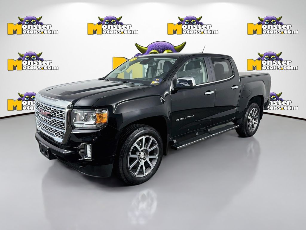 Black 2021 GMC Canyon Pickup Truck Four-Wheel Drive 8-Speed Automatic