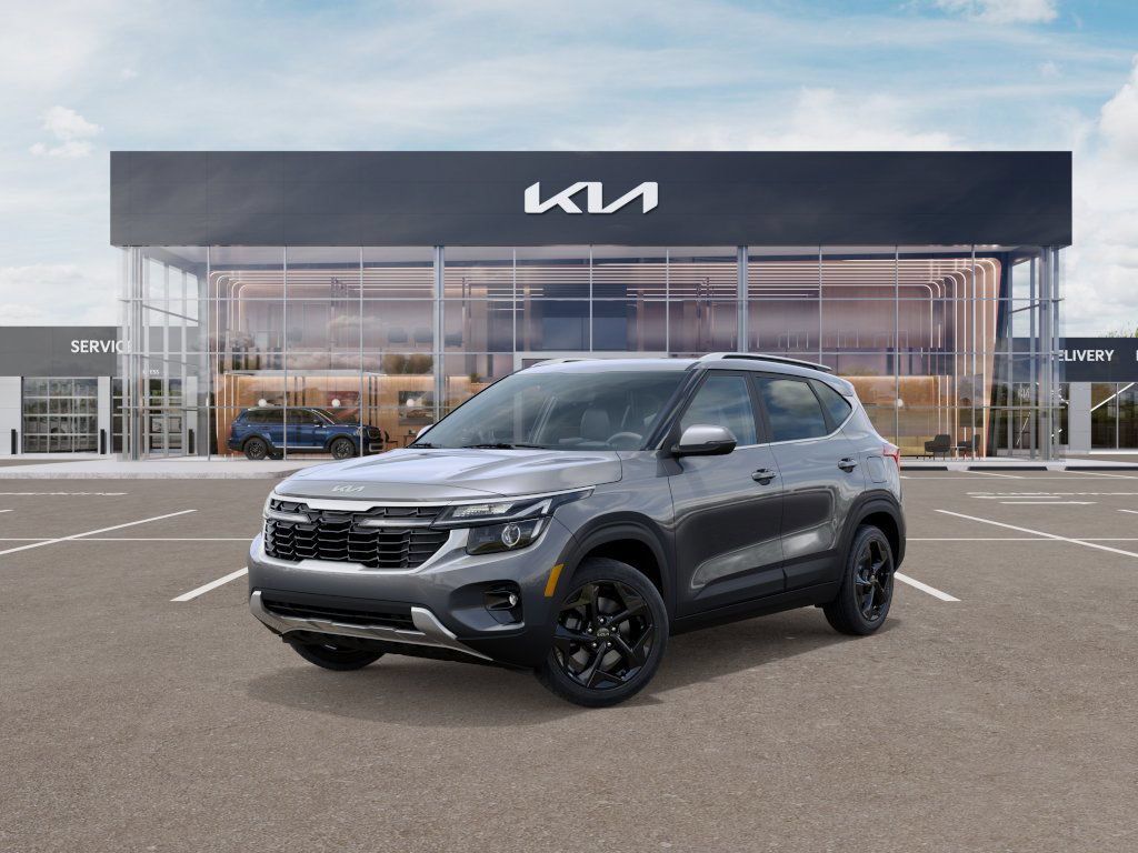 Steel Gray 2026 Kia Seltos SUV / Crossover All-Wheel Drive Continuously Variable Transmission
