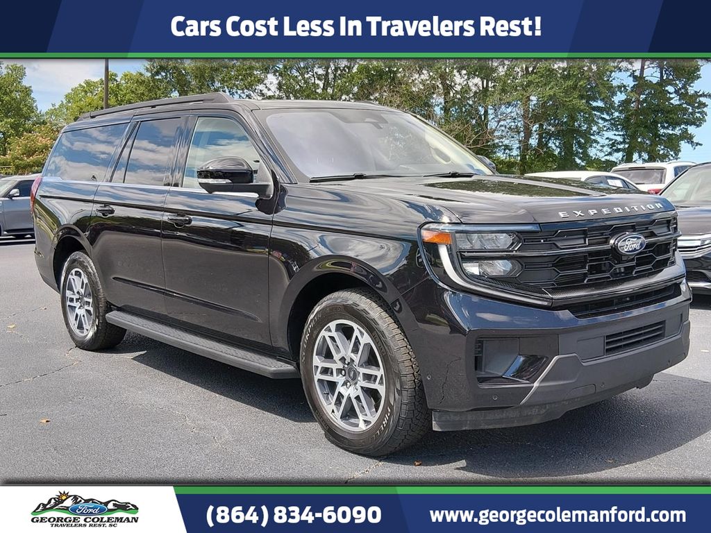 Black Metallic 2025 Ford Expedition SUV / Crossover Four-Wheel Drive Automatic