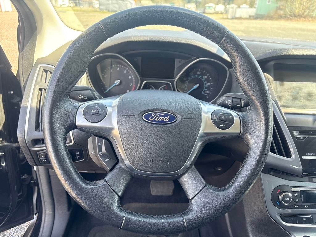 2014 Tuxedo Black Metallic Ford Focus Titanium FWD Hatchback