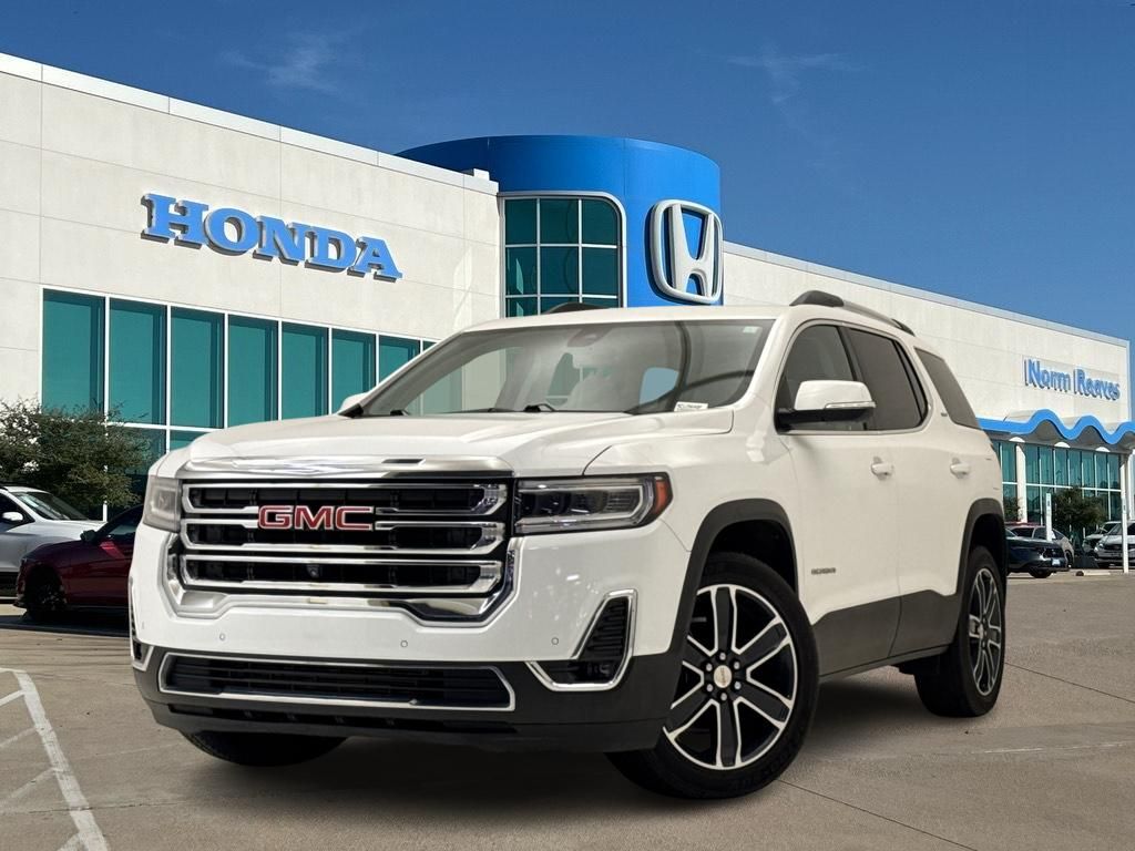 Summit White 2021 GMC Acadia SUV / Crossover Front-Wheel Drive 9-Speed Automatic