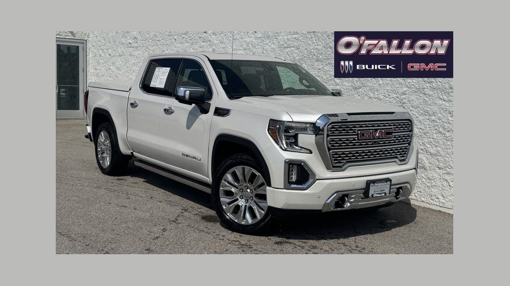 White Frost 2020 GMC Sierra 1500 Pickup Truck Four-Wheel Drive Automatic