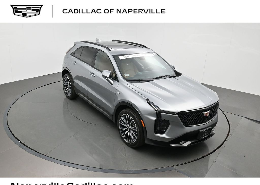 Argent Silver Metallic 2024 Cadillac XT4 SUV / Crossover Four-Wheel Drive 9-Speed Automatic