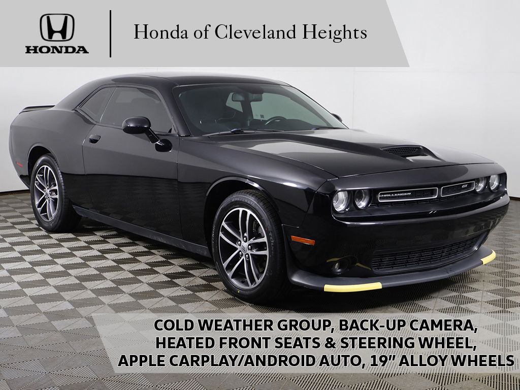 Pitch Black Clearcoat 2019 Dodge Challenger GT AWD Coupe All-Wheel Drive 8-Speed Automatic