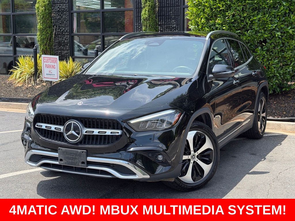 Black 2025 Mercedes-Benz GLA SUV / Crossover All-Wheel Drive 8-Speed Dual Clutch