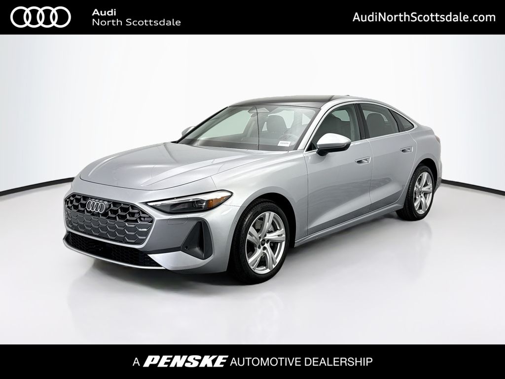 Silver 2025 Audi A5 Sedan 7-Speed Automatic