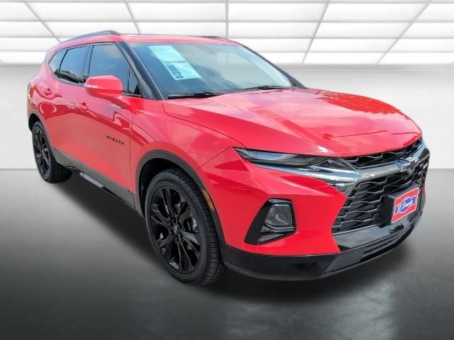 Red Hot 2021 Chevrolet Blazer RS FWD SUV / Crossover Front-Wheel Drive 9-Speed Automatic