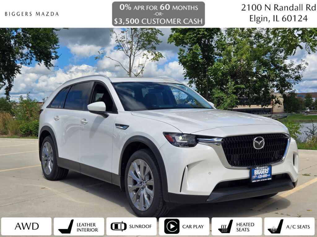 White 2026 Mazda CX-90 SUV / Crossover All-Wheel Drive 8-Speed Automatic