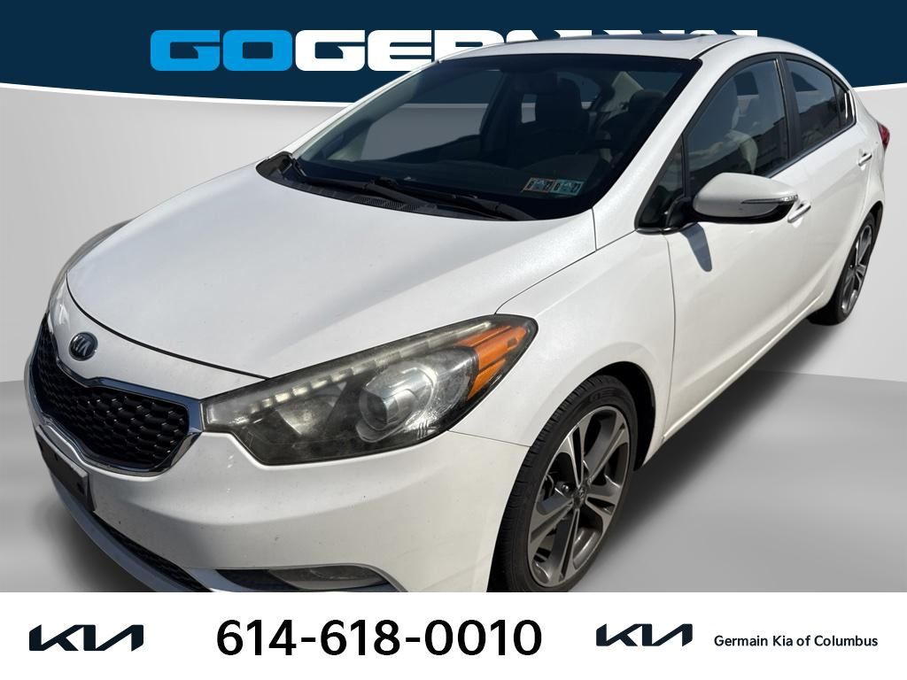 Snow White Pearl 2015 Kia Forte Sedan Front-Wheel Drive 6-Speed Automatic