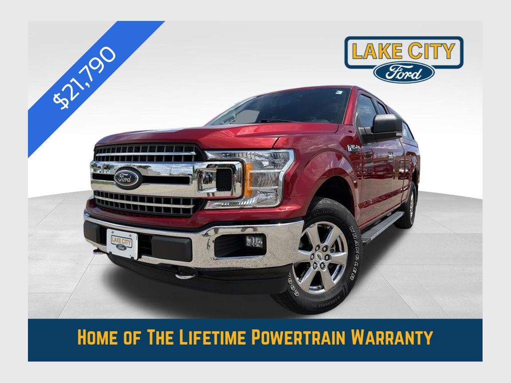 Ruby Red Metallic 2018 Ford F-150 Pickup Truck Four-Wheel Drive Automatic