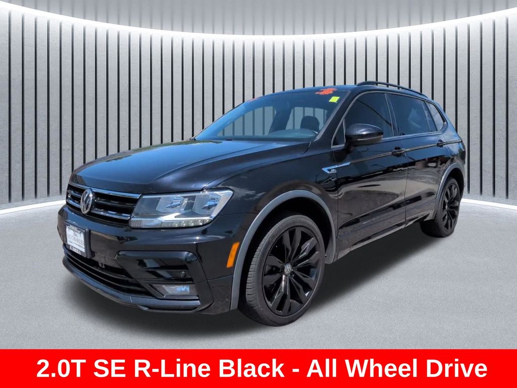 Deep Black Pearl 2020 Volkswagen Tiguan SUV / Crossover All-Wheel Drive 8-Speed Automatic