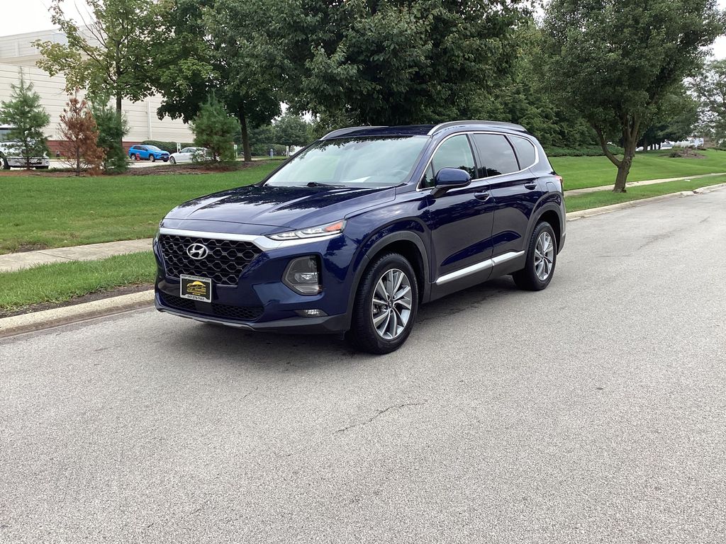 Blue (Stormy Sea) 2019 Hyundai Santa Fe SUV / Crossover All-Wheel Drive 8-Speed Automatic