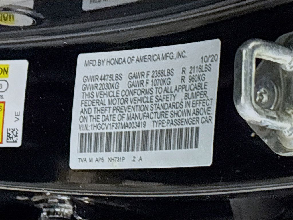 2021 Honda Accord Sport