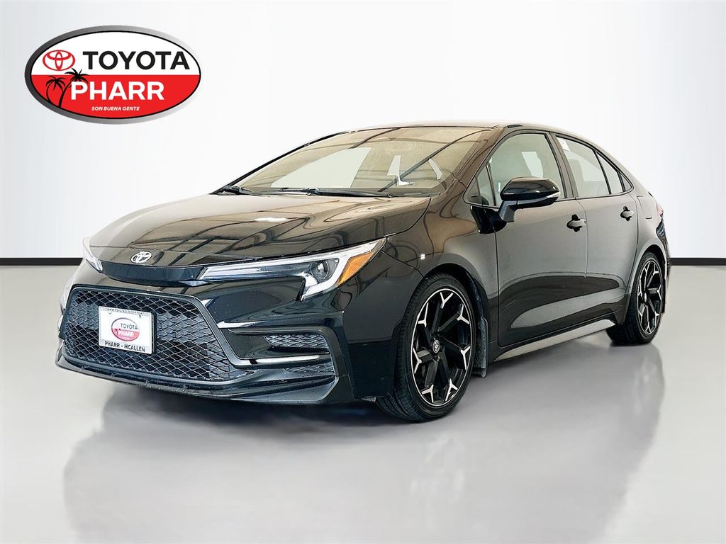 Midnight Black Metallic 2025 Toyota Corolla Sedan Front-Wheel Drive Continuously Variable Transmission