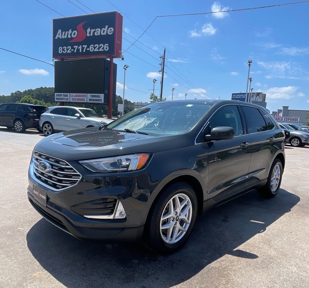 2021 Ford Edge SEL Gray at DeMontrond Ford