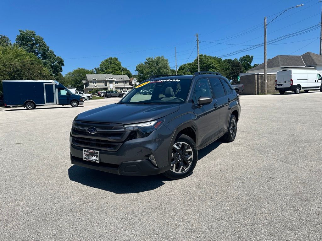 Magnetite Gray Metallic 2025 Subaru Forester SUV / Crossover All-Wheel Drive Continuously Variable Transmission