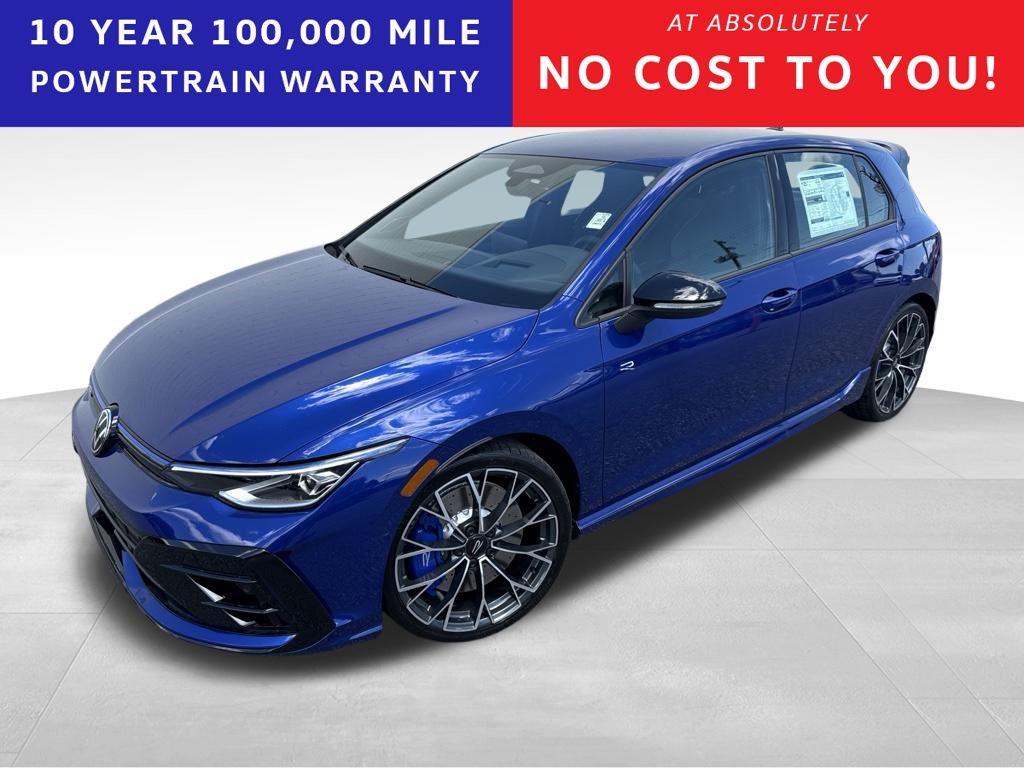 Blue 2026 Volkswagen Golf R Hatchback All-Wheel Drive 7-Speed Dual Clutch