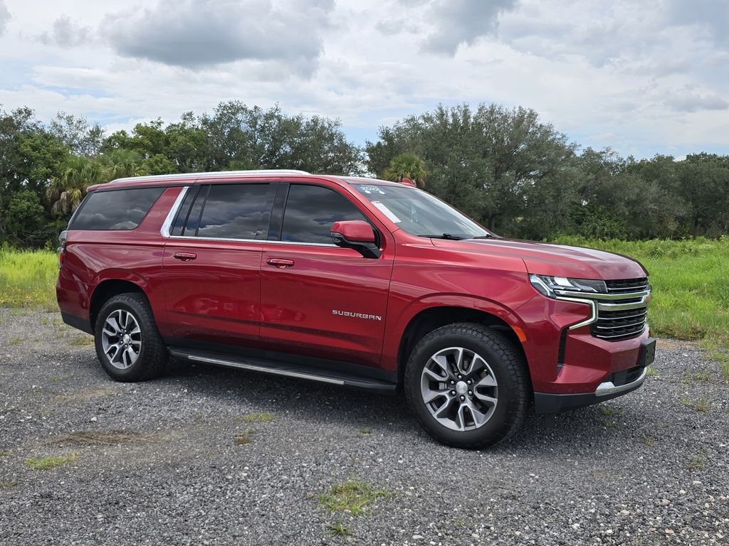 Cherry Red Tintcoat 2022 Chevrolet Suburban SUV / Crossover Four-Wheel Drive 