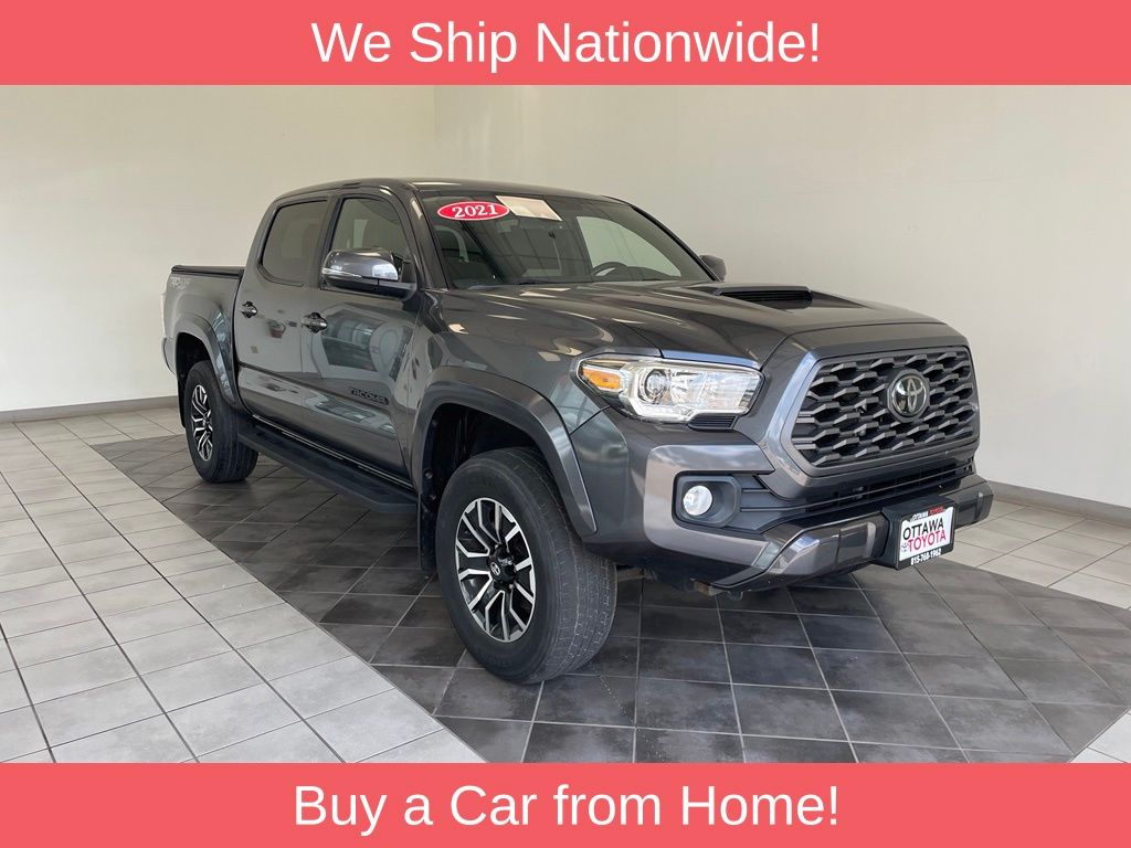 Magnetic Gray Metallic 2021 Toyota Tacoma Pickup Truck Four-Wheel Drive 6-Speed Automatic