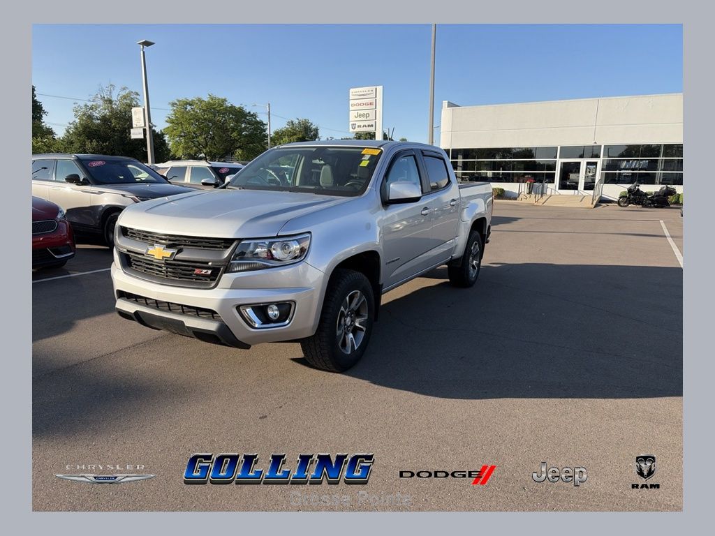 Silver Ice Metallic 2017 Chevrolet Colorado Pickup Truck Four-Wheel Drive 8-Speed Automatic