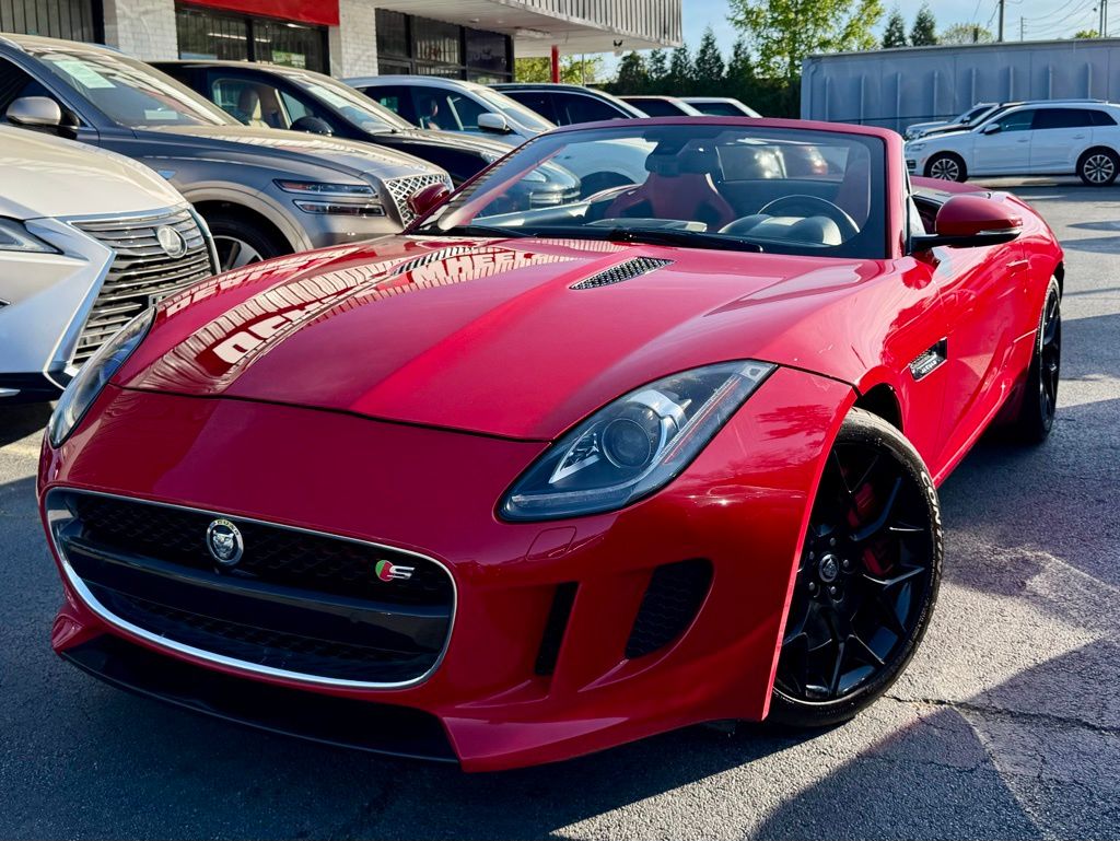 Red 2014 Jaguar F-TYPE S Convertible RWD Convertible Rear-Wheel Drive 8-Speed Automatic