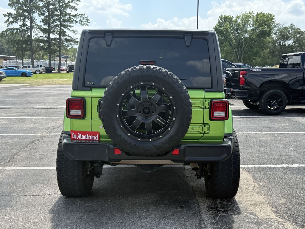 2019 Jeep Wrangler Unlimited Sahara Green at River Oaks CDJR