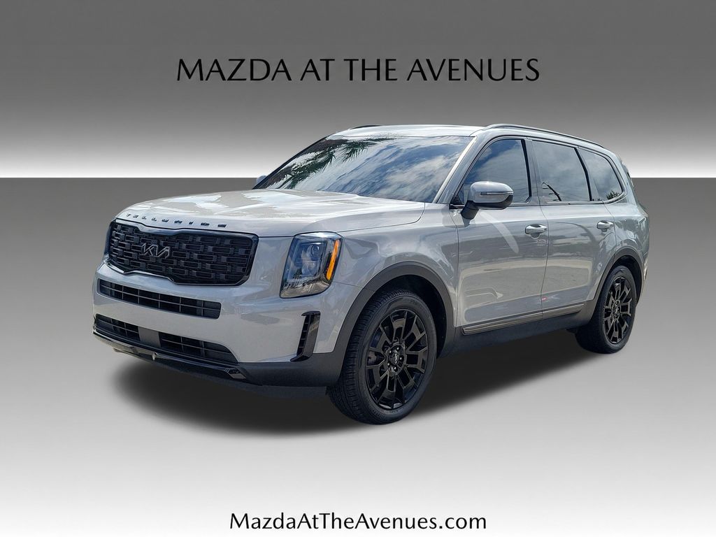 Gray 2022 Kia Telluride SUV / Crossover All-Wheel Drive 8-Speed Automatic