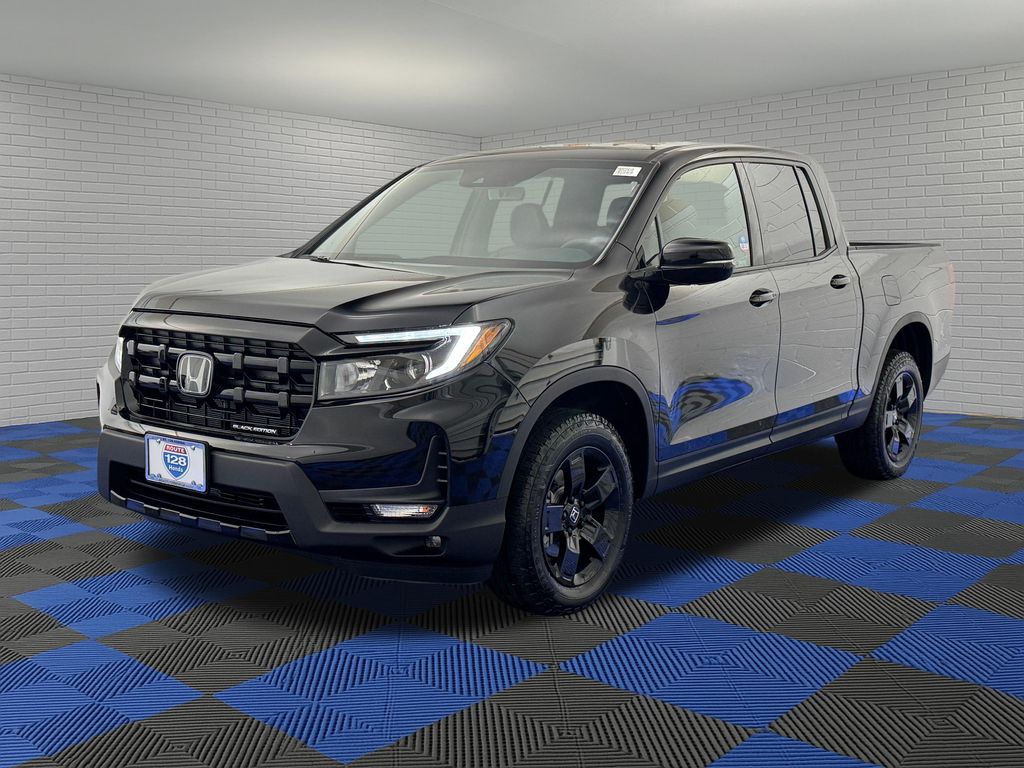 Crystal Black Pearl 2026 Honda Ridgeline Black Edition AWD Pickup Truck All-Wheel Drive 9-Speed Automatic