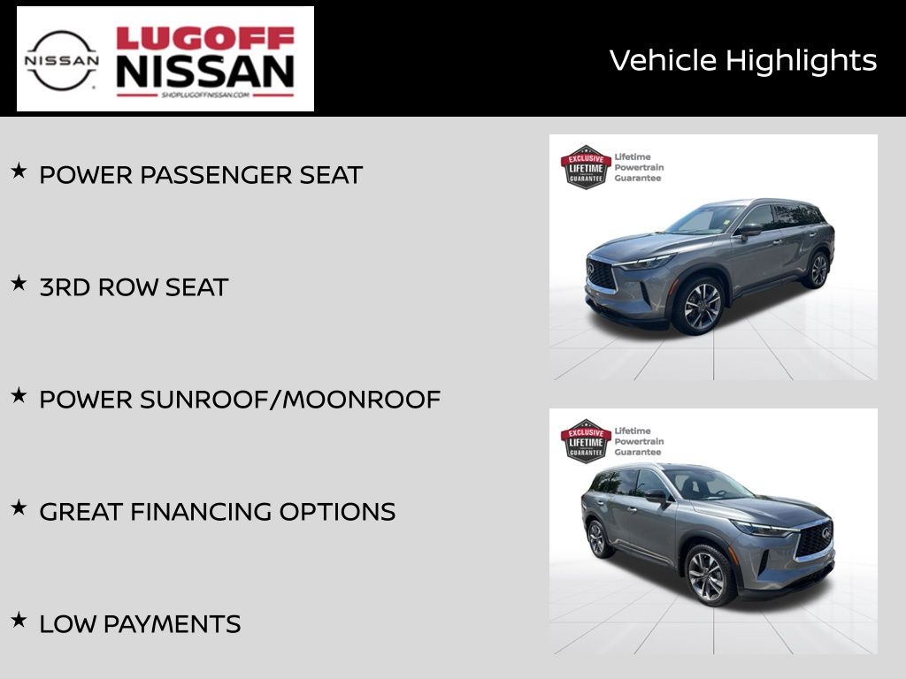 2023 INFINITI QX60 LUXE Gray at Lugoff Nissan
