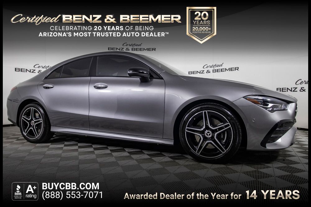 Mountain Gray Metallic 2026 Mercedes-Benz CLA Coupe All-Wheel Drive 8-Speed Dual Clutch