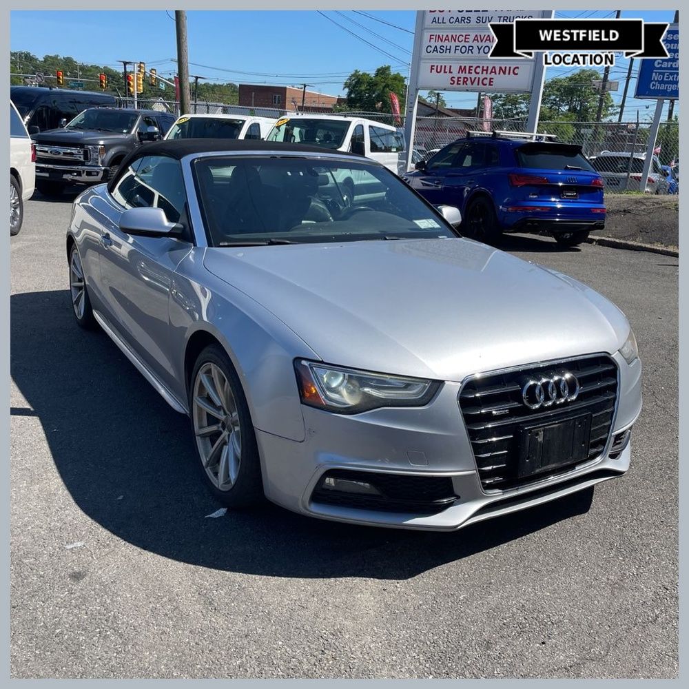Silver Metallic 2016 Audi A5 Convertible All-Wheel Drive 8-Speed Automatic