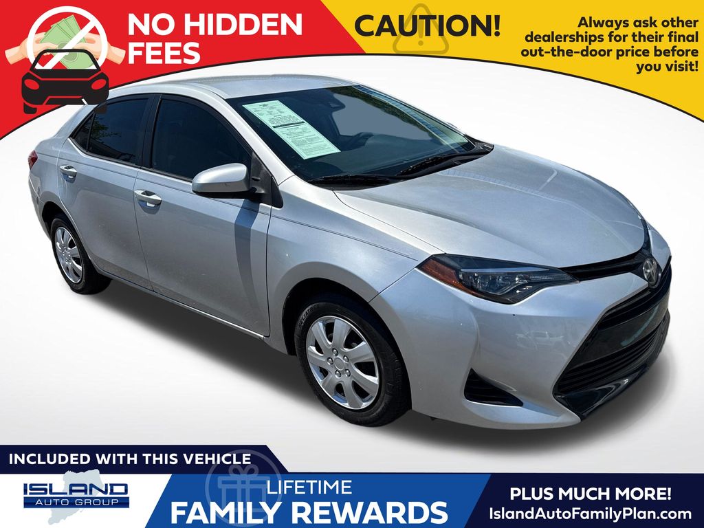 Classic Silver Metallic 2018 Toyota Corolla Sedan Front-Wheel Drive Continuously Variable Transmission