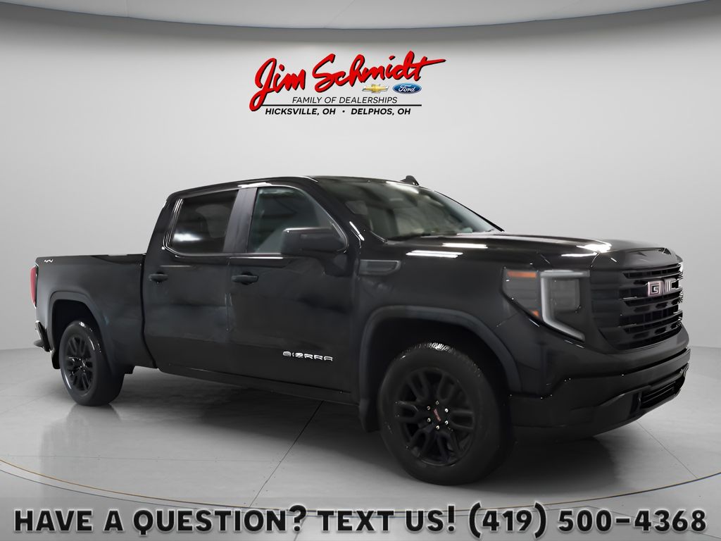 Onyx Black 2024 GMC Sierra 1500 Pickup Truck Four-Wheel Drive 8-Speed Automatic