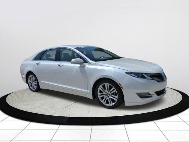 White Platinum Clearcoat Metallic 2015 Lincoln MKZ Hybrid Sedan Front-Wheel Drive Continuously Variable Transmission