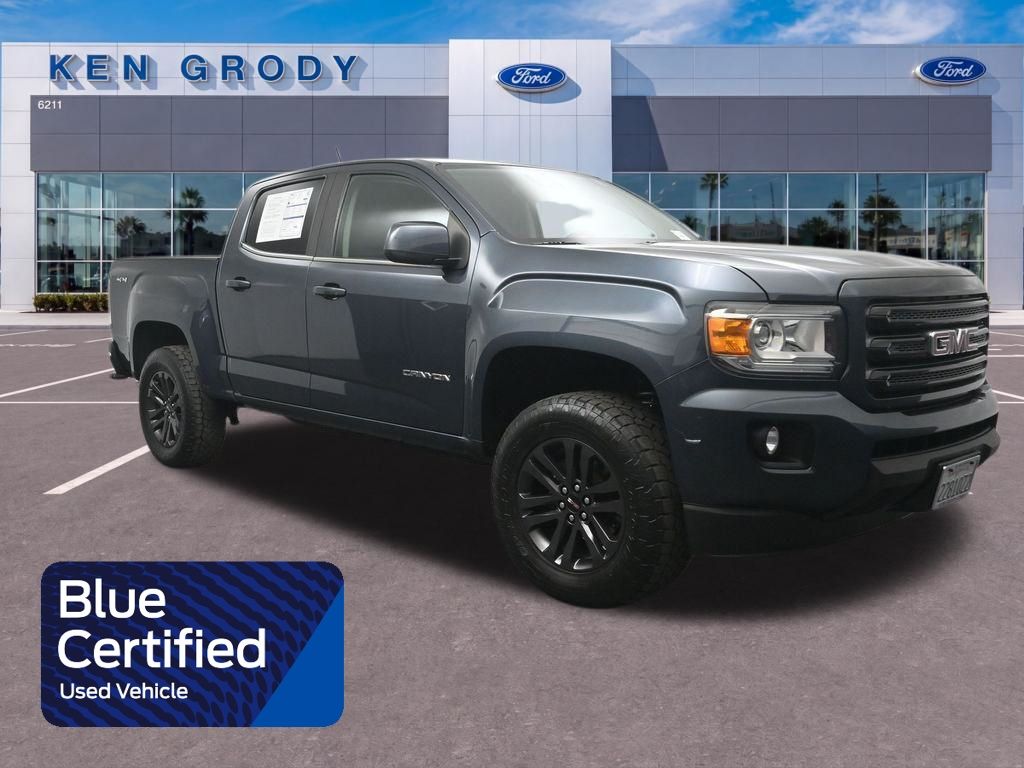 Gray (Dark Sky Metallic) 2020 GMC Canyon Pickup Truck Four-Wheel Drive 8-Speed Automatic