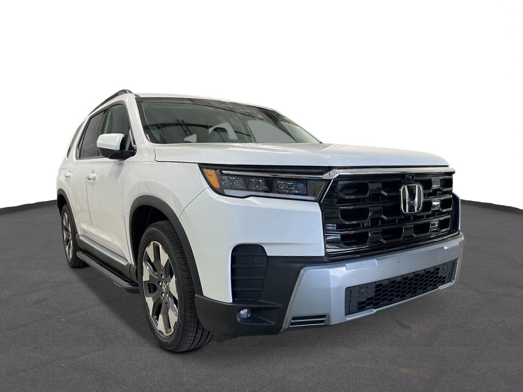 Platinum White 2026 Honda Pilot Elite AWD SUV / Crossover All-Wheel Drive Automatic